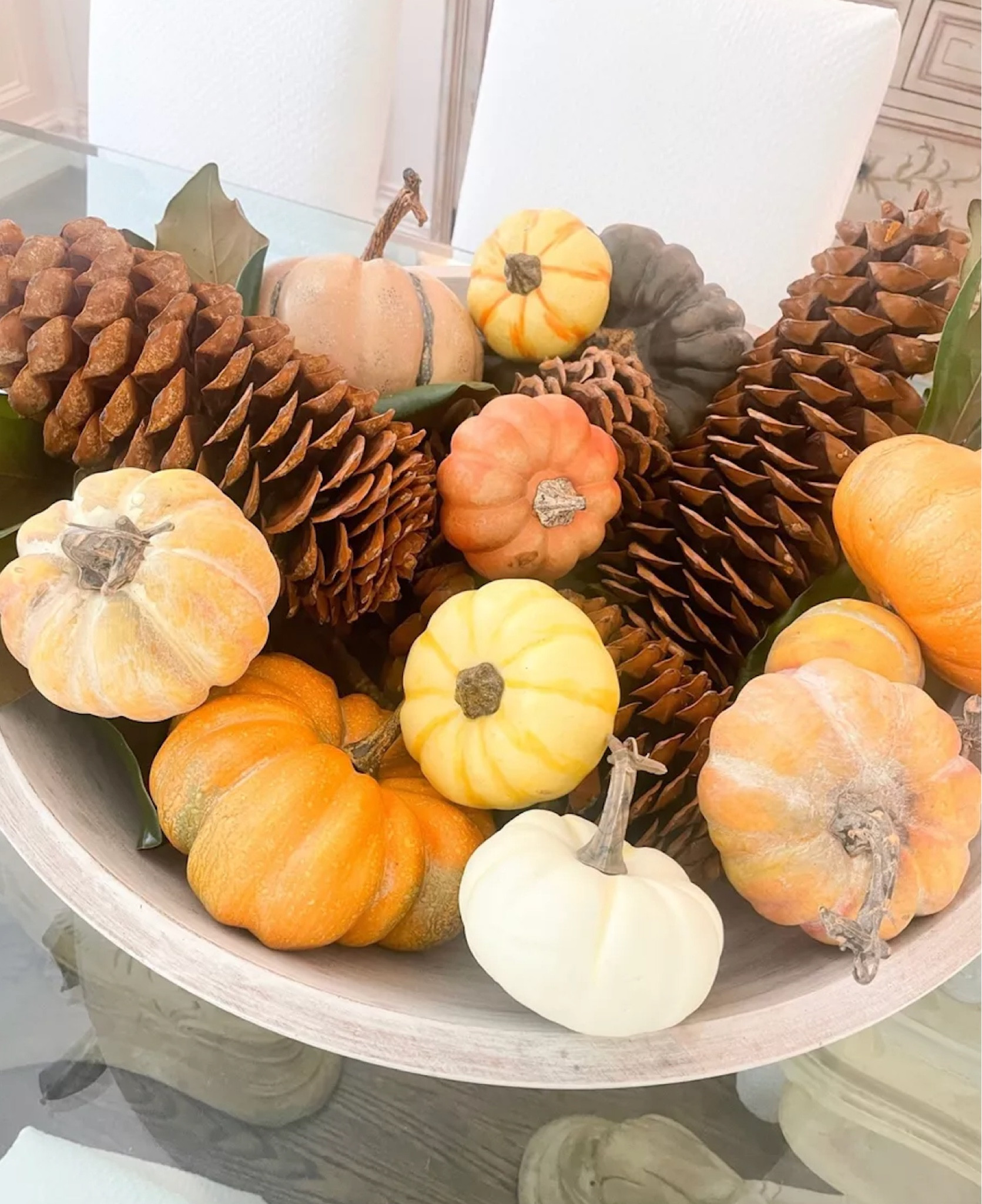 Fall centerpiece inspiration!

#LTKHome #LTKFallSale #LTKFindsUnder100