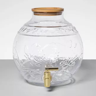 7.6qt Plastic Beverage Dispenser with Bamboo Lid - Opalhouse™ | Target