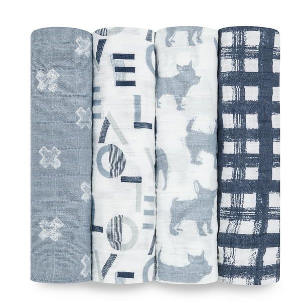 aden + anais classic swaddles waverly 4-pack | Walmart (US)