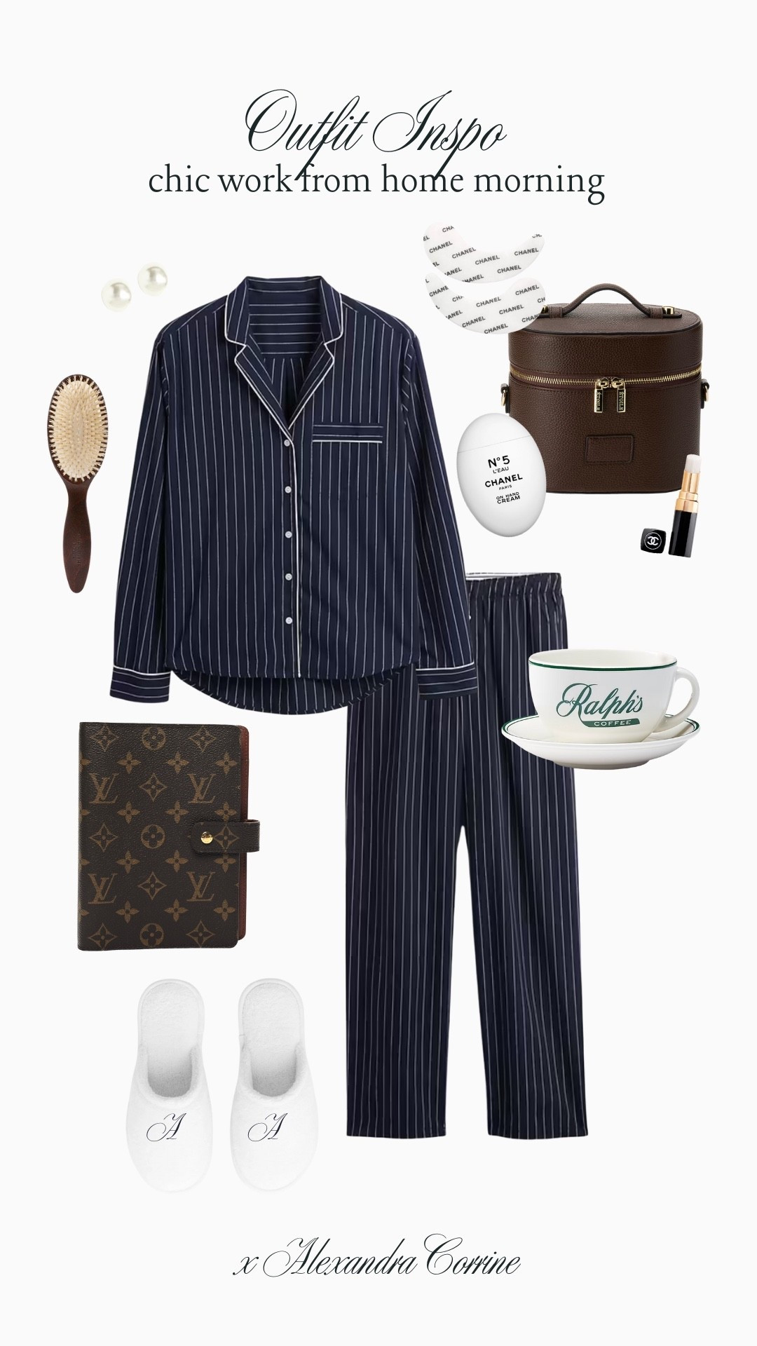 Cozy chic work from home outfit inspo ☕️🤎

Outfit ideas, ootd, wfh, work from home, loungewear, matching lounge set, cozy fall aesthetic, slippers, mug, cup and saucer, planner, work from home essentials, navy blue, chocolate brown

#LTKStyleTip #LTKWorkwear #LTKSeasonal