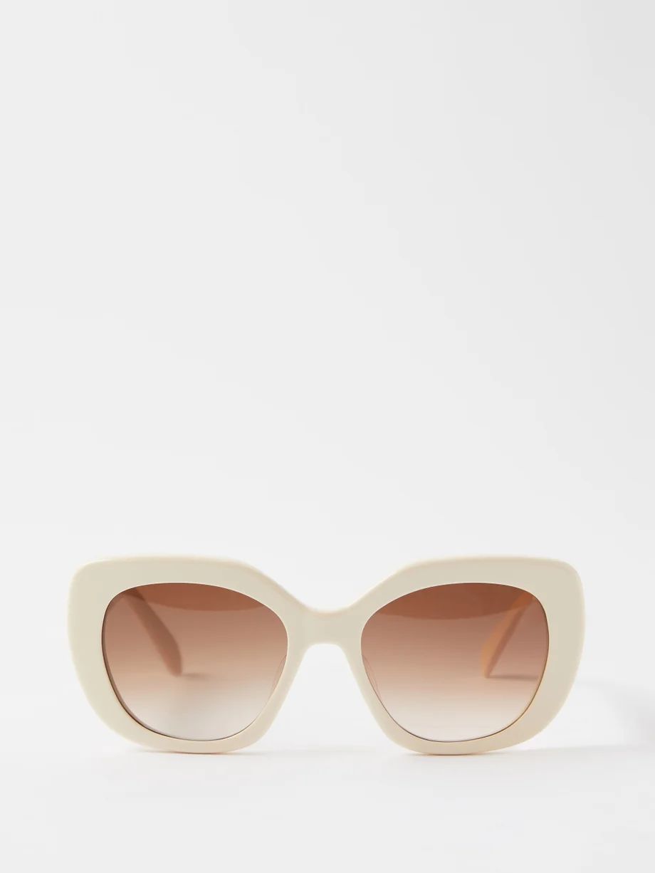 Triomphe Story square acetate sunglasses | Celine Eyewear | Matches (US)