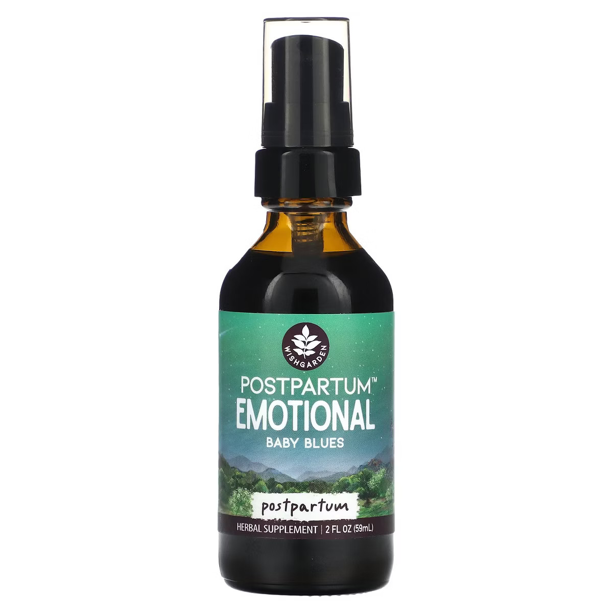 WishGarden Herbs Postpartum Emotional Baby Blues, 2 fl oz (59 ml) | Target