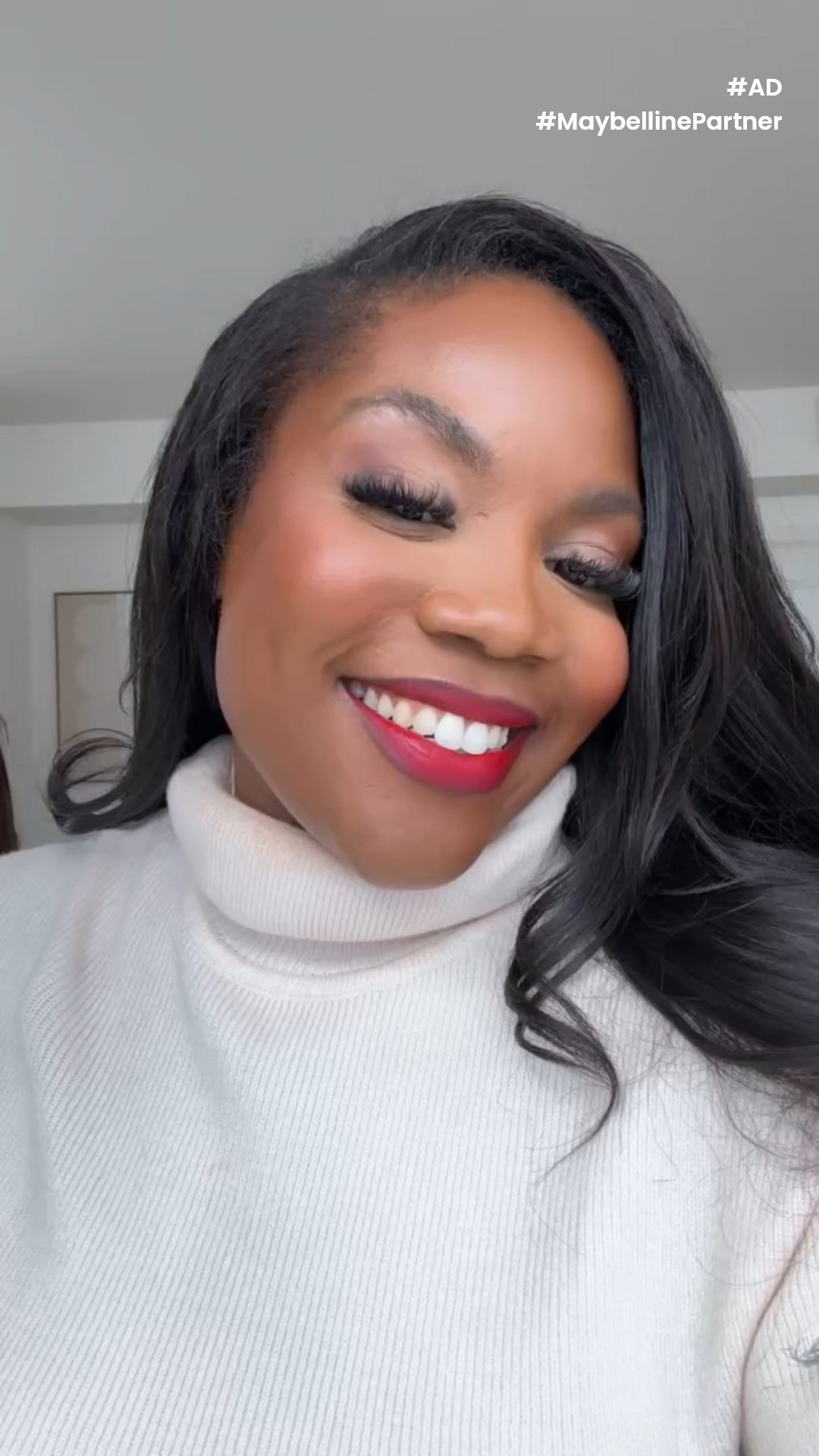 #Ad The @maybelline SuperStay Matte Ink Liquid Lipstick in Pioneer = the perfect holiday red lippie. You’re welcome 😘

@target @targetstyle  #target #TargetPartner #MaybellinePartner


#LTKBeauty #LTKHoliday #LTKFindsUnder50