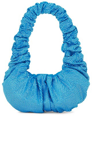 Rhinestone Shoulder Bag in Deep Sky Blue | Revolve Clothing (Global)