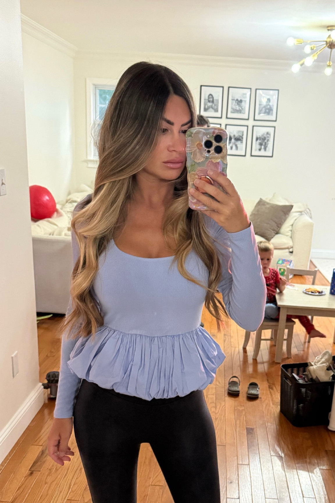 Bubble Peplum Top 💙
Comes in black and blue 🖤💙

#LTKStyleTip #LTKFindsUnder50