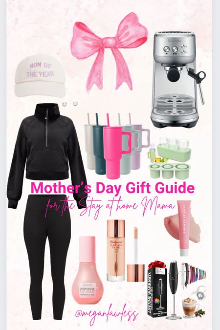 SAHM, stay at home mom, gift guide, Mother’s Day, gifts for mom, work from home mom, lululemon, Charlotte tilbury, summer Fridays, coffee, expresso, espresso, leggings 

#LTKActive #LTKGiftGuide #LTKFitness