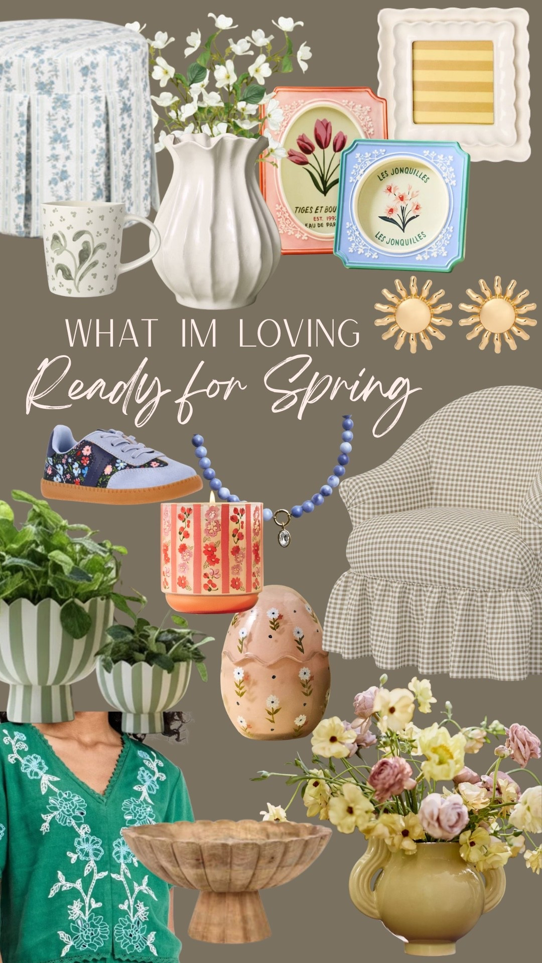 All the color for spring! 

THEBLOOMINGNEST target Anthropologie Walmart wayfair furniture decor fashion 

#LTKHome #LTKSeasonal