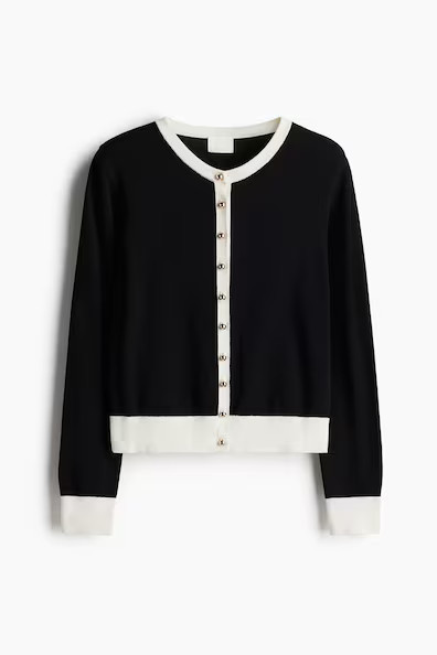 H & M - Knit Cardigan - Black | H&M (US + CA)