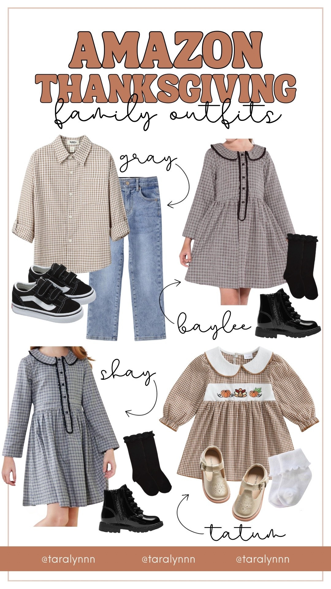 My Kid’s Thanksgiving Outfits from Amazon 🦃

#thanksgiving #amazon #kids #family #thanksgivingoutfits #dress #holiday #familyoutfits 

#LTKKids #LTKFamily #LTKHoliday