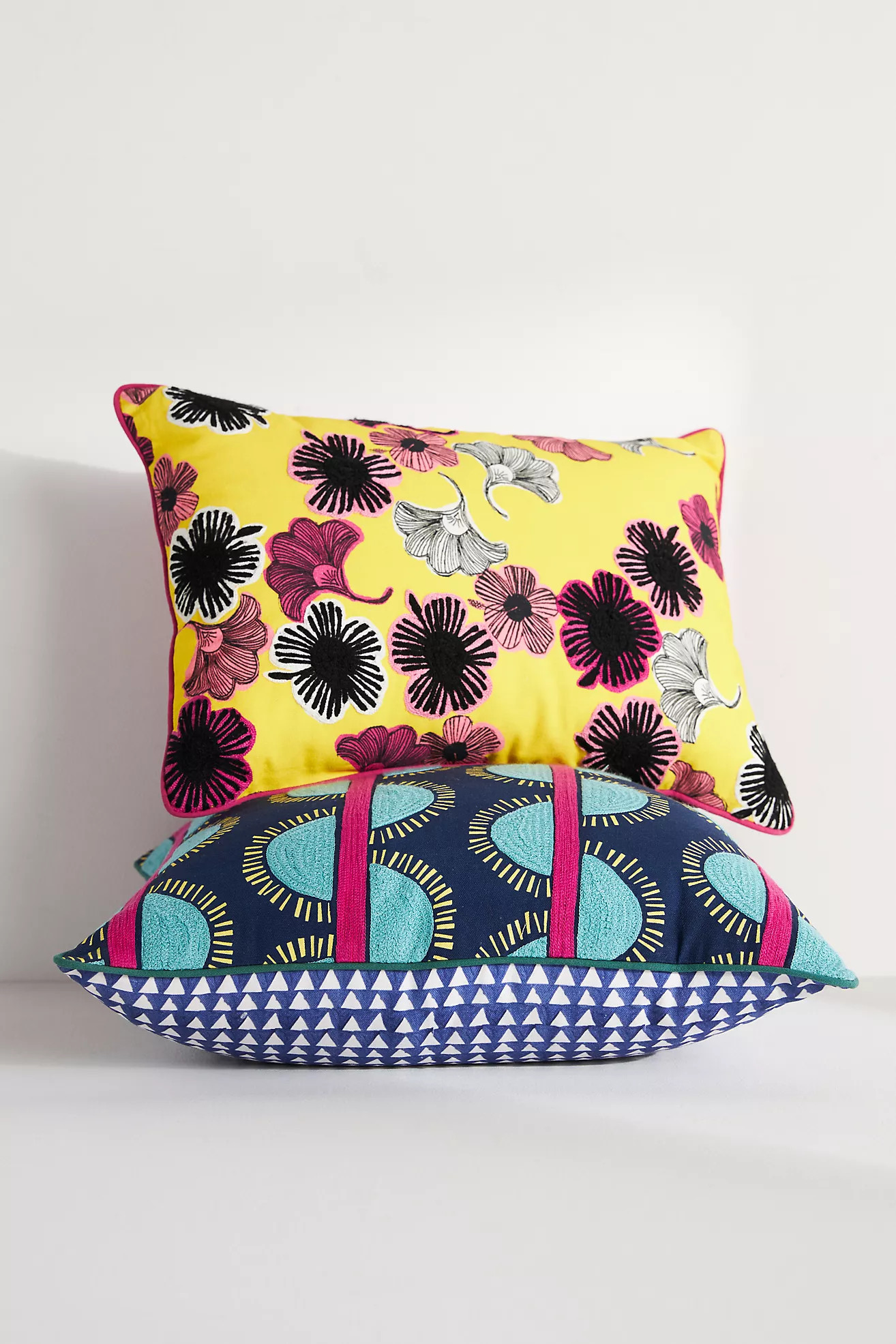 Kemi Telford Embroidered Pillow | Anthropologie (US)
