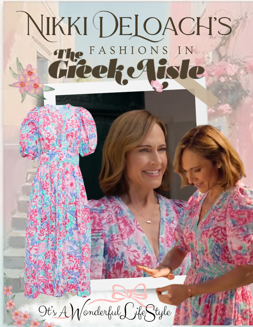 Get Nikki DeLoach's Pretty Floral Dress in "The Greek Aisle"

Note: Very Limited Sizes Available! 

 