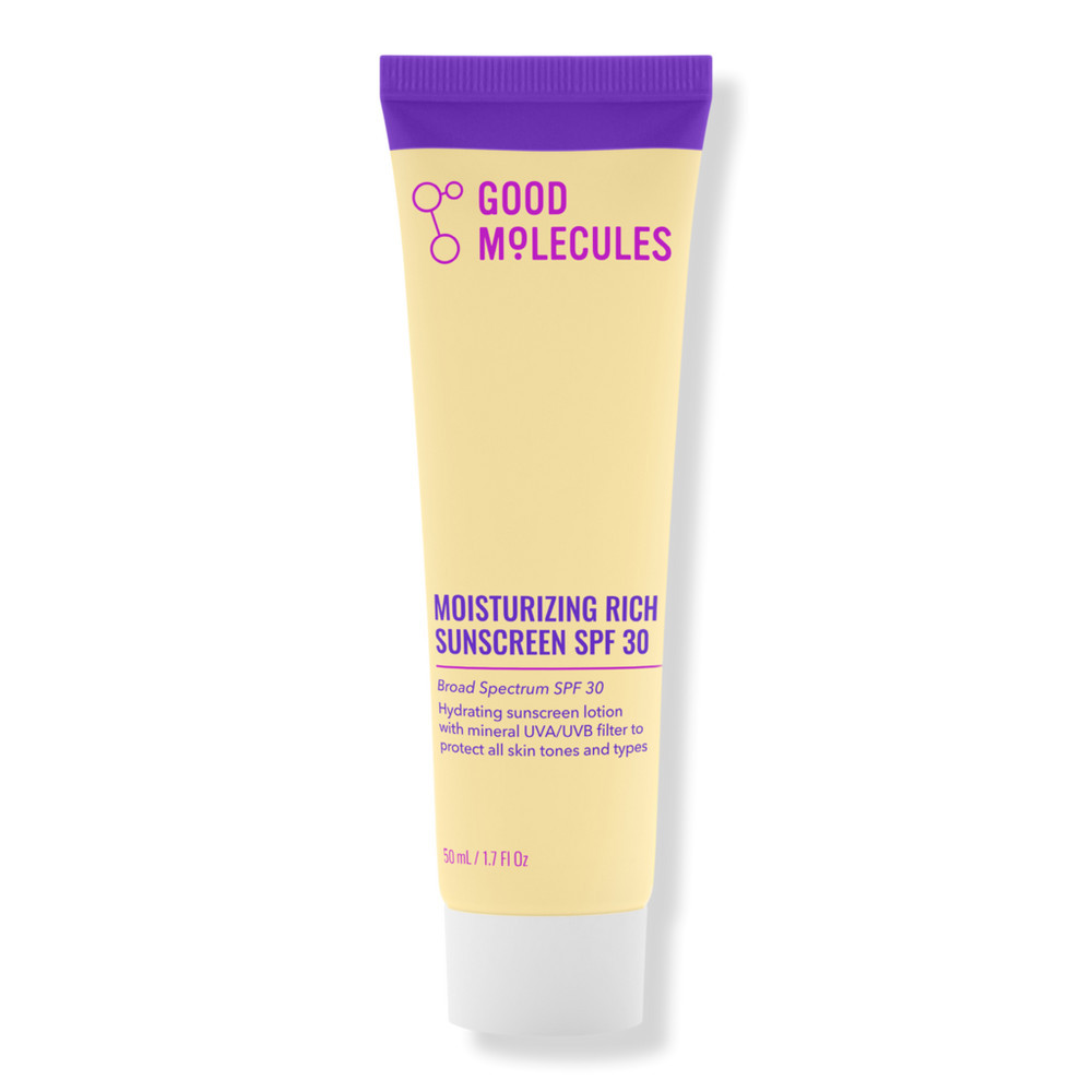 Good Molecules Moisturizing Rich Sunscreen SPF 30 | Ulta