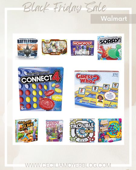 Walmart Black Friday deals on board games for kids - kids toys 

#LTKsalealert #LTKHoliday #LTKkids