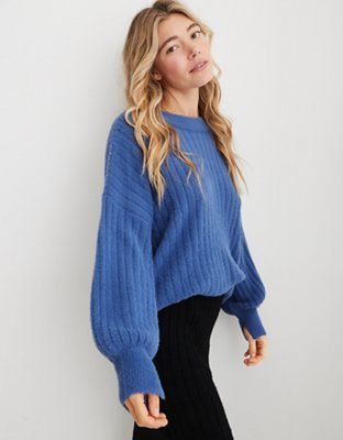 New + Real Good
    
  
    Aerie Buttercream Crew Sweater | Aerie