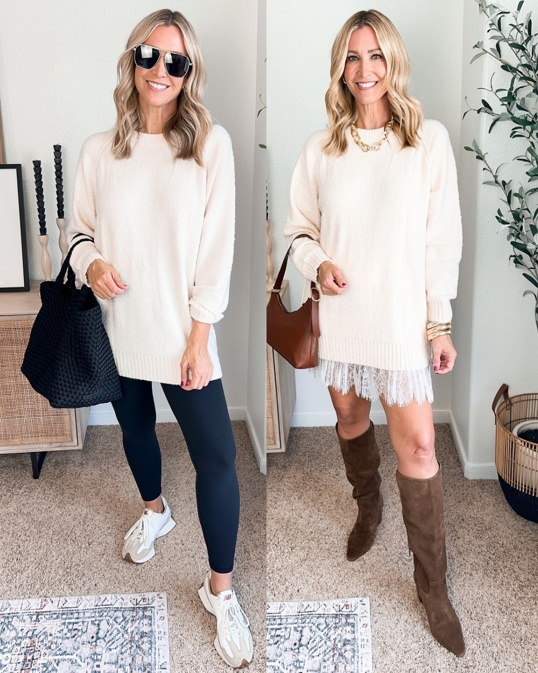 Fall tunic sweater 2 ways
Very soft! Size small
Medium leggings


#LTKFindsUnder50 #LTKSaleAlert #LTKFindsUnder100