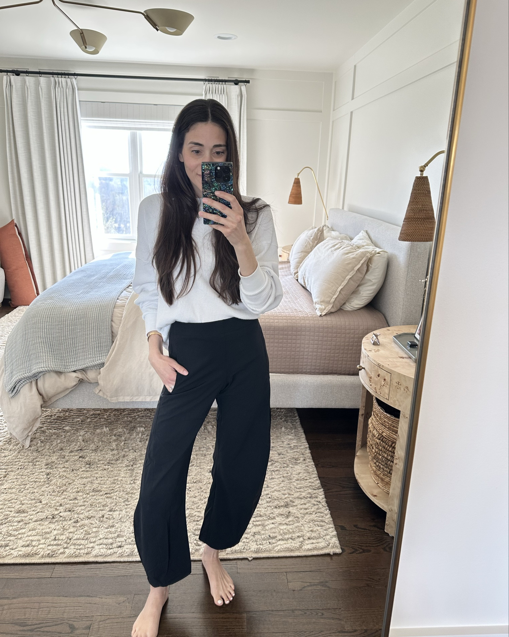 🚨 sale alert: 20% off plus code BACK15! we cannot stop wearing these pants! they’re so comfy, stretchy, barely wrinkle, have an elastic waistband, easy to dress up or down + the slight barrel leg is 💯! a mom MUST! 

#LTKSaleAlert #LTKootd #LTKmomlife