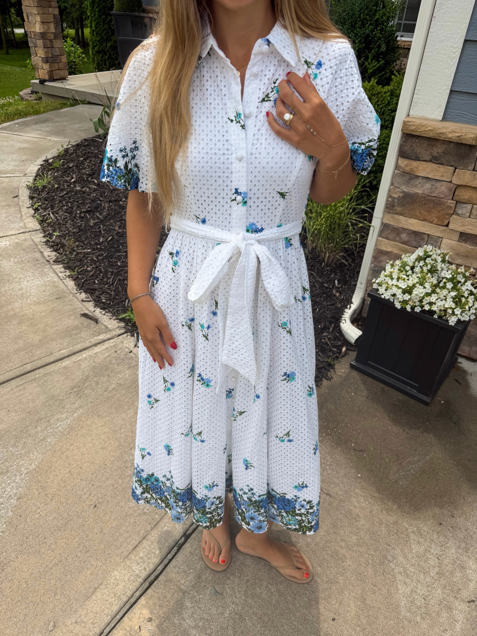 church ootd! traeton said it’s his favorite 👀 i’m in a 4 - also the fest flip flop sandals 

#LTKgrwm #LTKTall #LTKootd