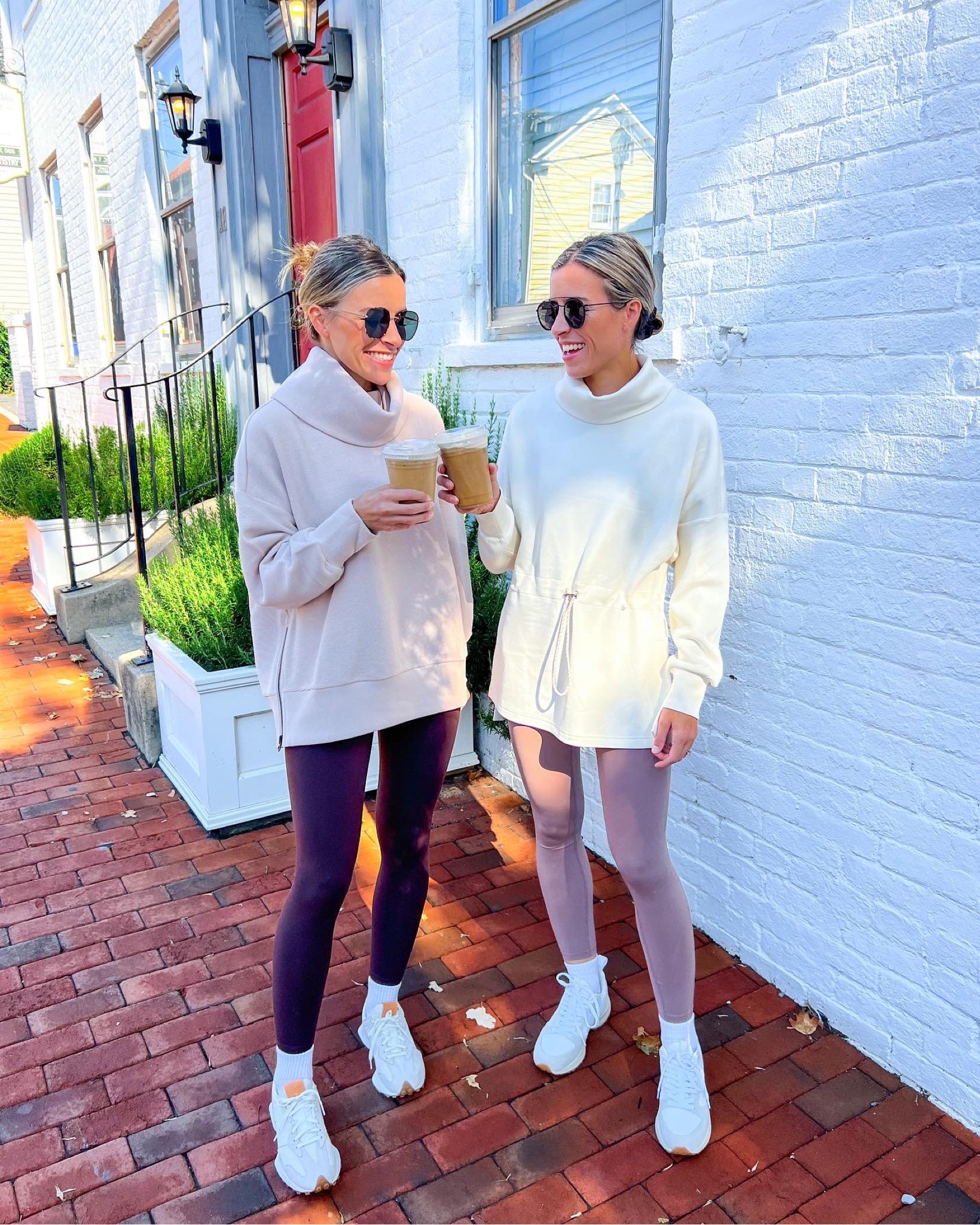 Varley sweatshirts size small
Legging size small (could have done XS) 

#LTKfit #LTKstyletip