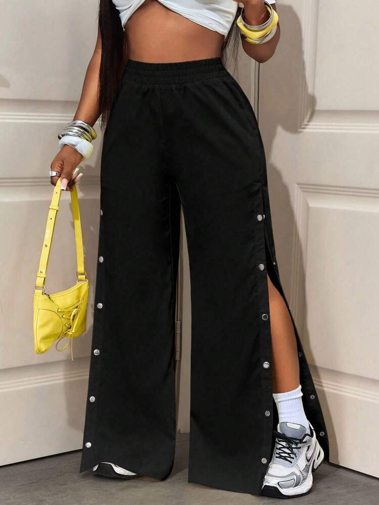 Women’s Elestic Pants  | SHEIN