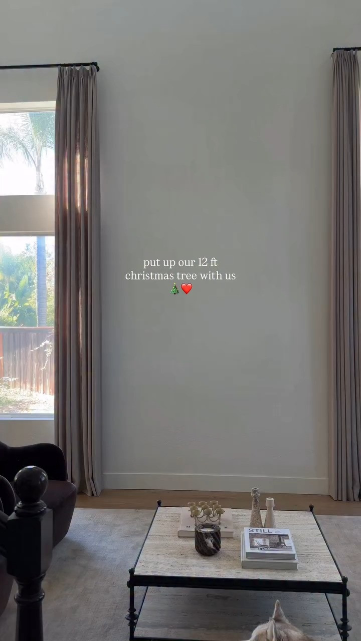 Put up our 12 ft Christmas Tree with us! 

 #LTKHoliday #LTKSeasonal #LTKHome