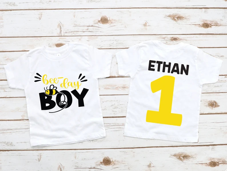 Bee-day birthday shirt, boy birthday shirt, bee party, bee 1st birthday, bee party theme,  birthd... | Etsy (US)