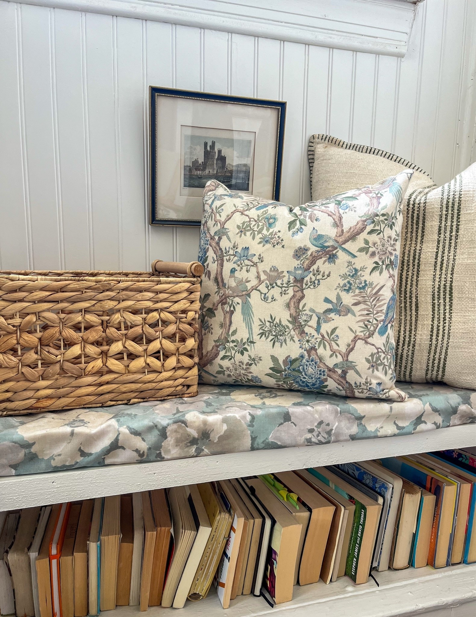 Creating little vignettes require a variety of depths and textures.  Nothing adds coziness like a vintage print 🥰

#LTKHome #LTKmomlife #LTKdayinmylife