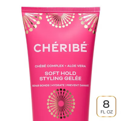 ⁠Cheribe Soft Hold Styling Gelée with Chebe Complex + Aloe Vera - Defining + Hydrating Shiny Styling Gel - 8 fl oz | Target