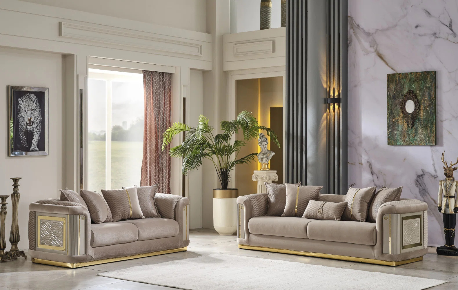 Everly Quinn Fasulo 2 - Piece Velvet Living Room Set | Wayfair | Wayfair North America