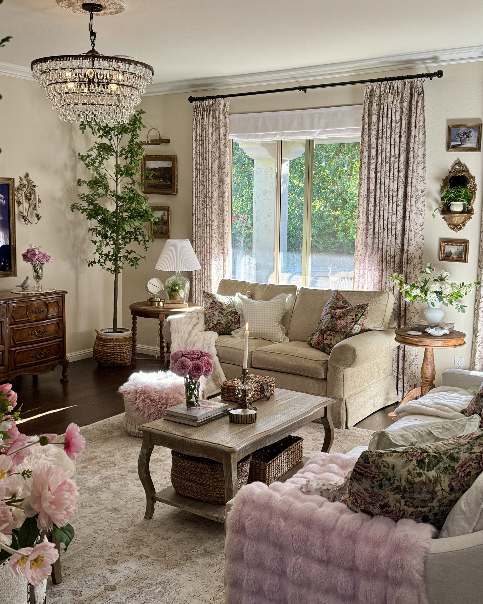 Twopages Curtains side by sides:
Sara Le Pinch Pleat - in Porcelain (floral curtains) & Liz Linen Pinch Pleat in Oak Dim Gray.

Roman Shades Liz Linen in Beige White. 

Discount code: JOYFUL for 24% off your Twopages order. 

I love the quality and variety that Twopages offers. I have TP window treatments on most all of my windows. 

Custom order curtains, floral curtains, Twopages curtains, window treatments, Roman shades, curtains, drapes 

#LTKHome