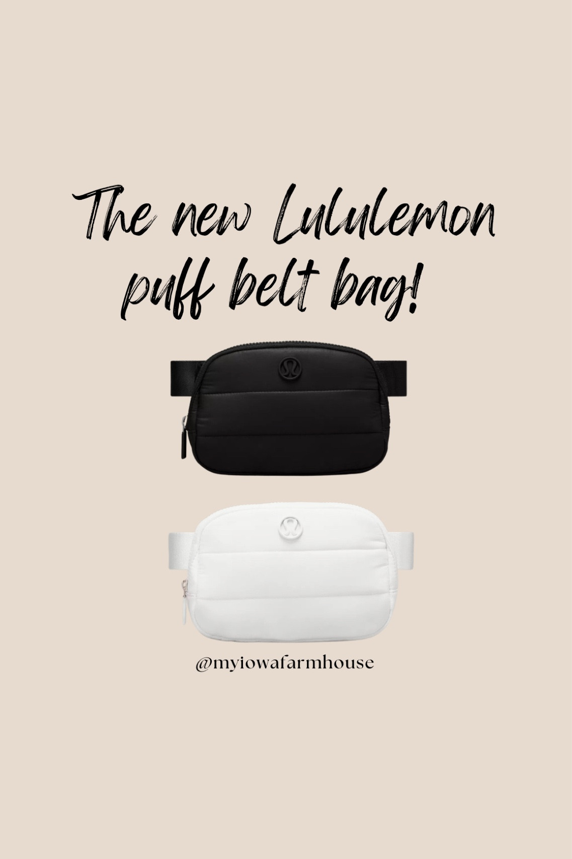 These new Lululemon puff belt bags make for the perfect gift at $58!
It also comes in a larger size for $68!

#LTKGiftGuide #LTKtravel #LTKstyletip