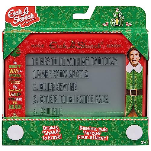 Etch A Sketch, Elf Special Edition, Original Magic Screen, Kids Travel Toy, Drawing Toys for Boys & Girls Ages 3+ | Amazon (US)