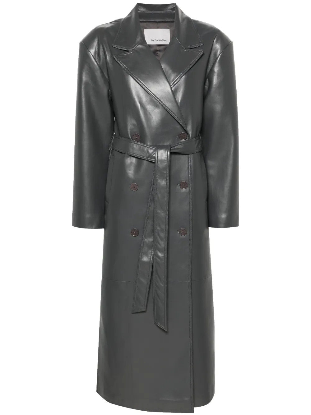 Tina double-breasted trench coat | Farfetch Global