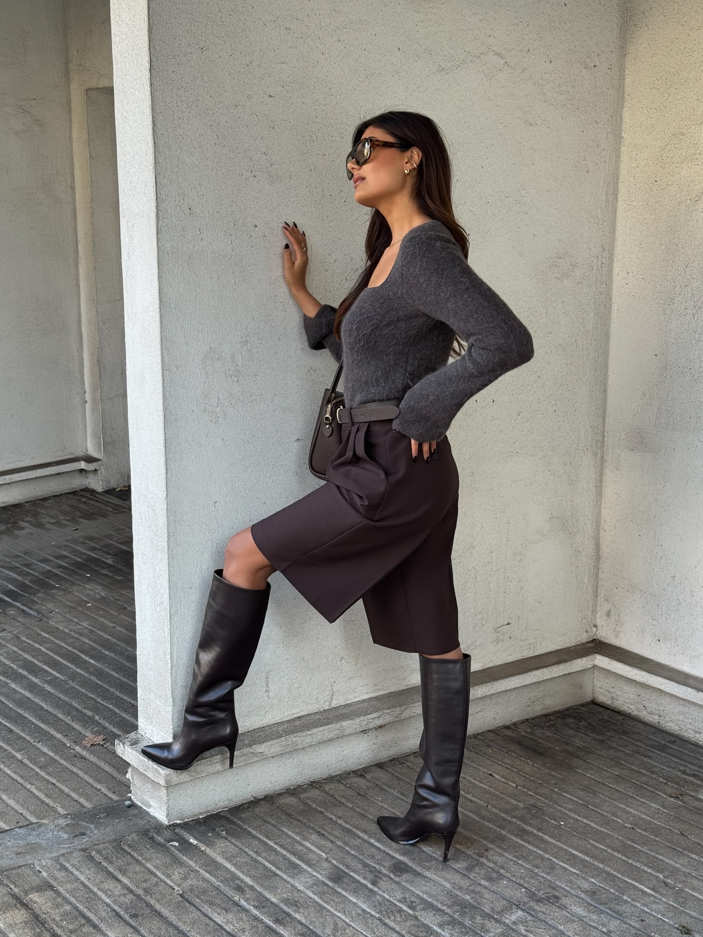 Total look @graceandmila 🩶🤎
Bottes @potamy_com 

Produits offerts 

#outfit #outfitdujour #fashion #styleoftheday #fashiongoals