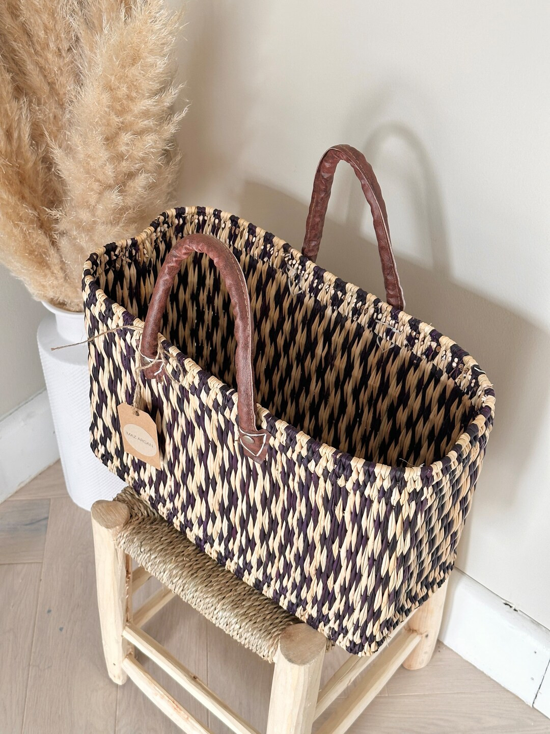 Straw Beach Bag | Handmade | Women’s Bag | Boho chic | Sizes Available| Picnic Shopper Holder |... | Etsy (UK)
