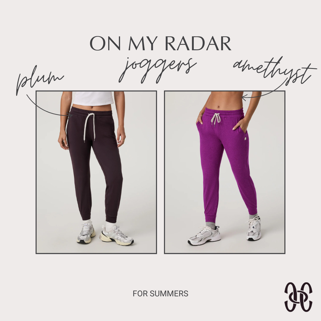 These are my very favorite lounge-at-home joggers to wear as soon as I'm done with work for the day. I have them in a few colors, but I have my eye on these two. The Raisin color (left) is brand new and looks GORGEOUS.

#houseofcolour #hoc #houseofcolourpflugerville #houseofcolourusa #coloranalysis #houseofcolouraustin  #hocsummer 

Vuori 
Smoked Grape
Amethyst  

 #LTKFallSale #LTKSeasonal #LTKFindsUnder100