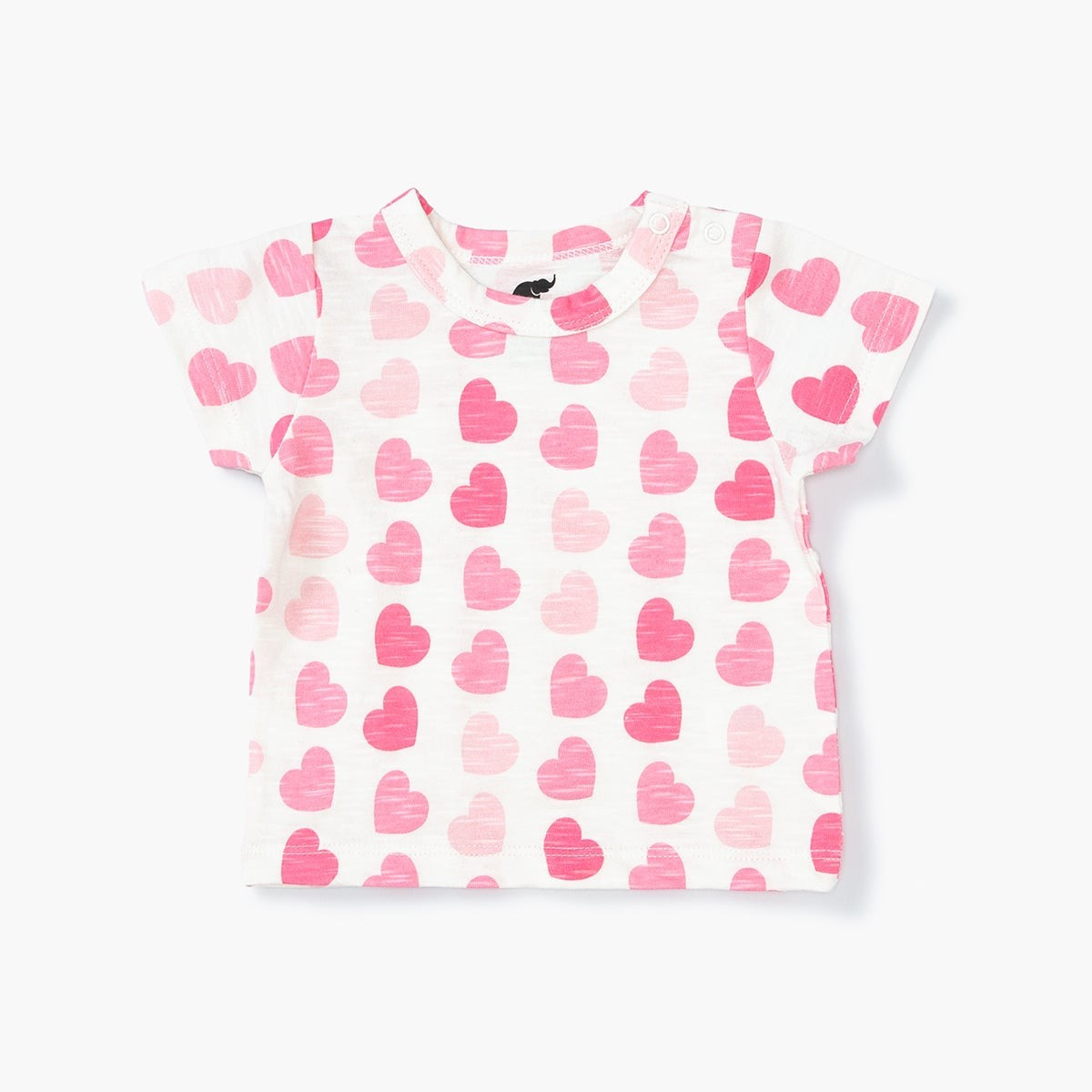 Short Sleeve Slub Jersey Printed Tee | Monica + Andy