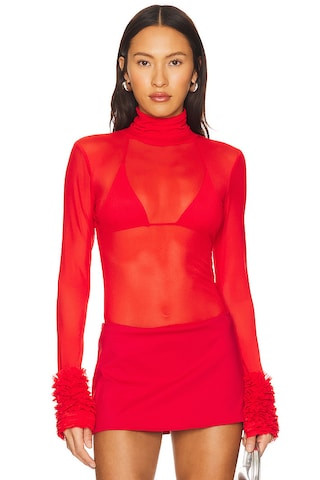 AFRM Helena Top in Risky Red from Revolve.com | Revolve Clothing (Global)