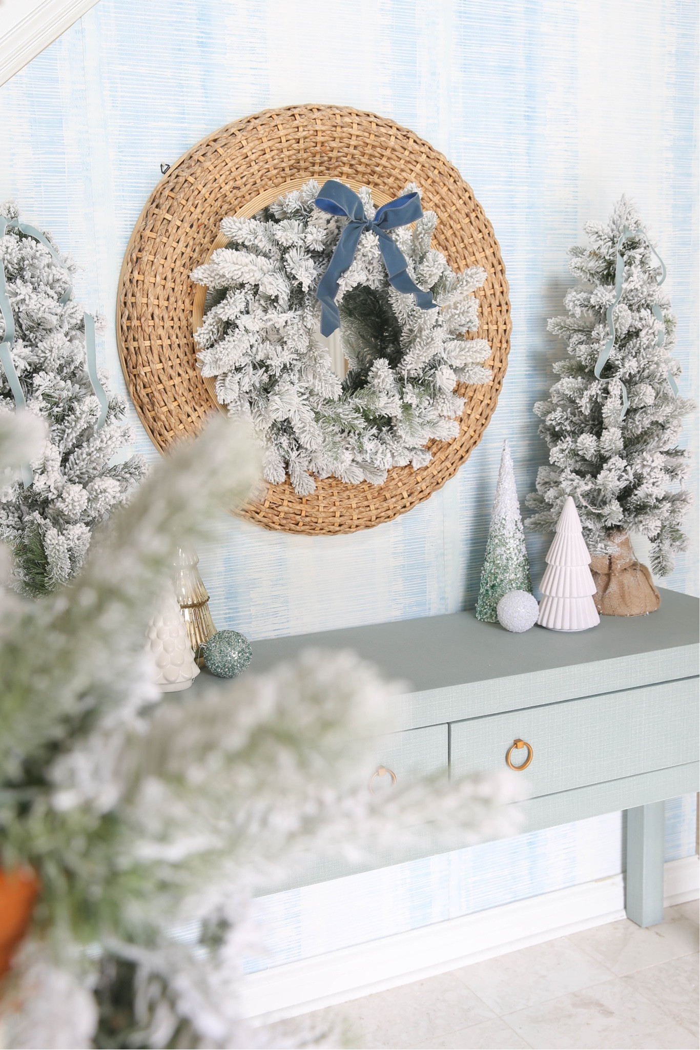 King of Christmas flocked garland, wreath and tree set! 

#LTKSeasonal #LTKHoliday #LTKhome