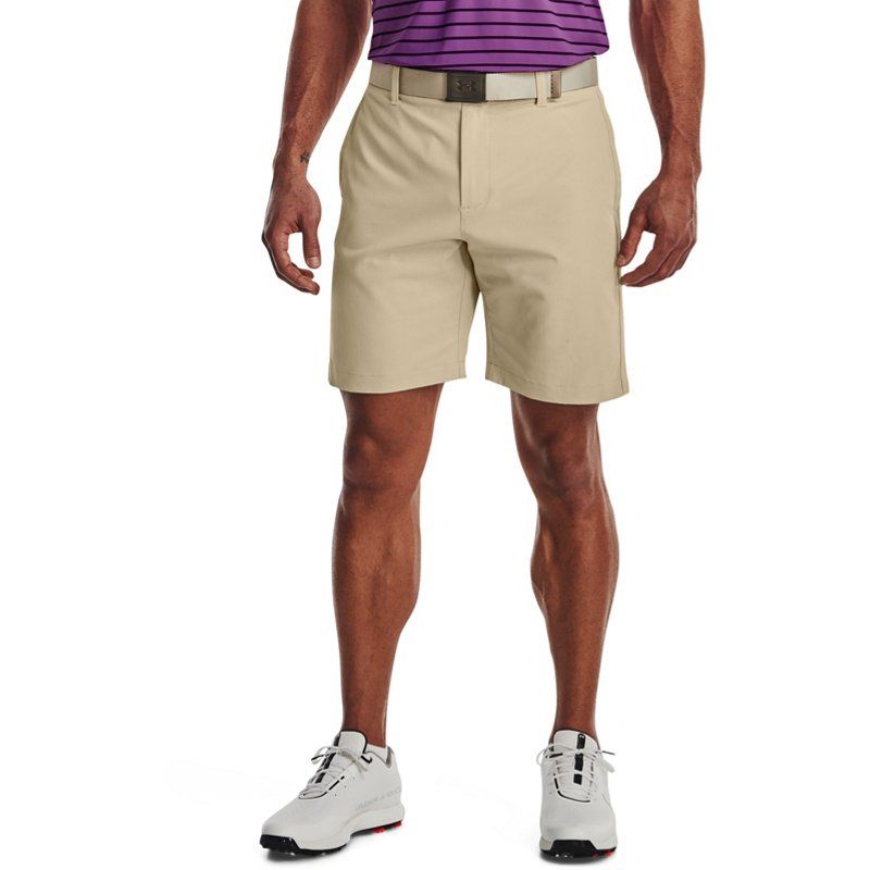 Under Armour Men's Iso-Chill Airvent Shorts Brown Light, 40"" - Mens Golf Bottoms at Academy Sports | Academy Sports + Outdoors