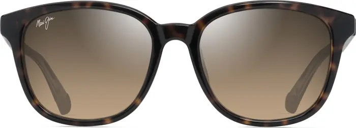 Maui Jim Kuikahi 55mm Gradient PolarizedPlus2® Square Sunglasses | Nordstrom | Nordstrom