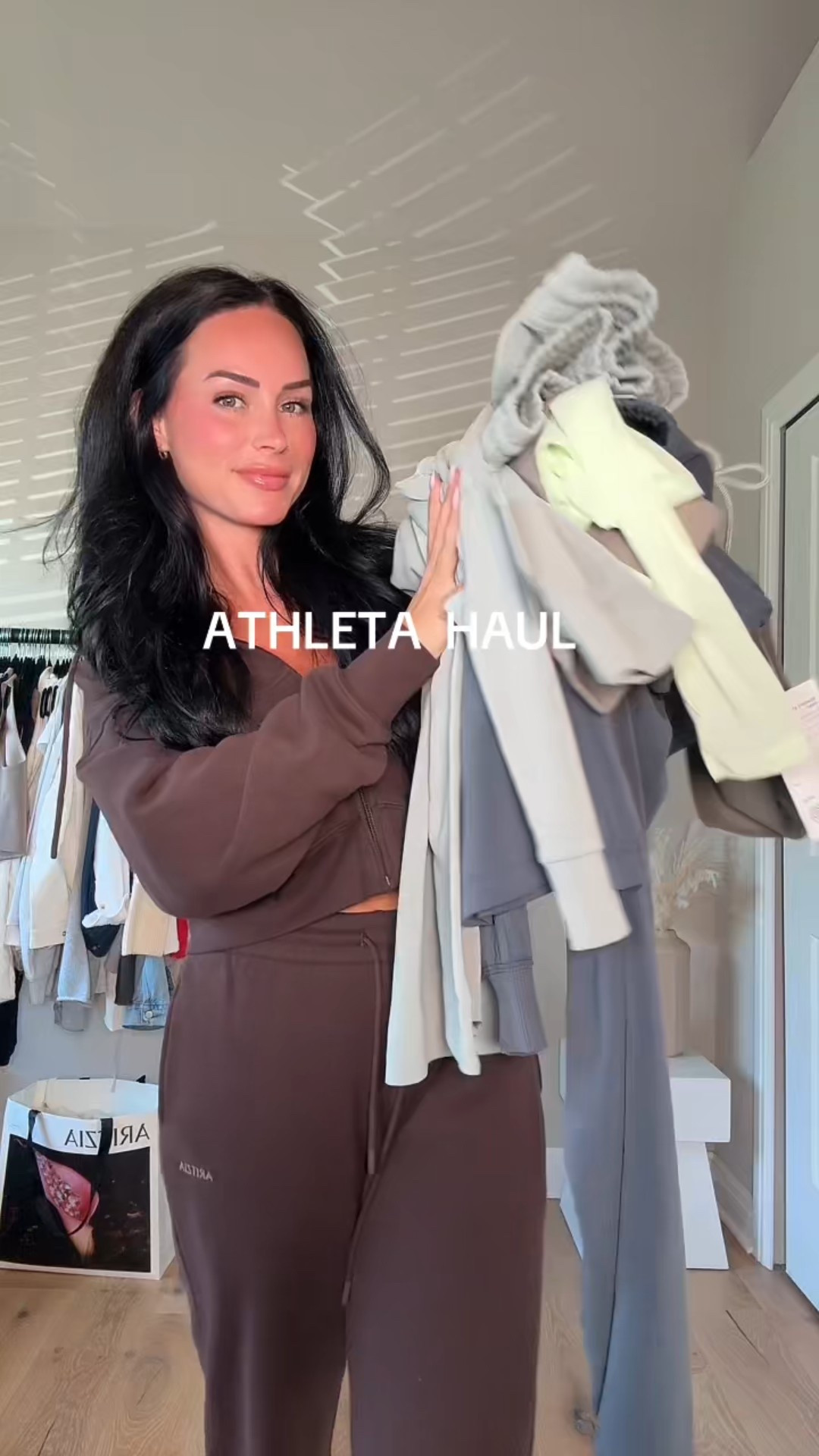 Athleta Haul ✨ some of it’s currently on sale 😍 I will have all these plus my outfit linked on my LTK in the Athleta section 🫶🏻 

#LTKMidsize #LTKSaleAlert #LTKActive