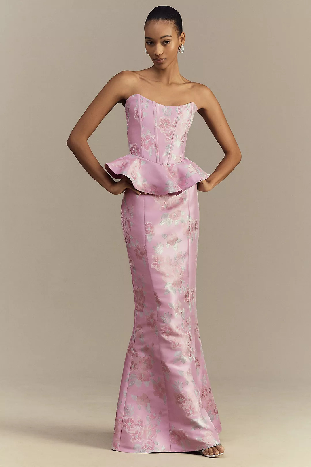 V. Chapman Waverly Brocade Fit & Flare Skirt Set | Anthropologie (US)