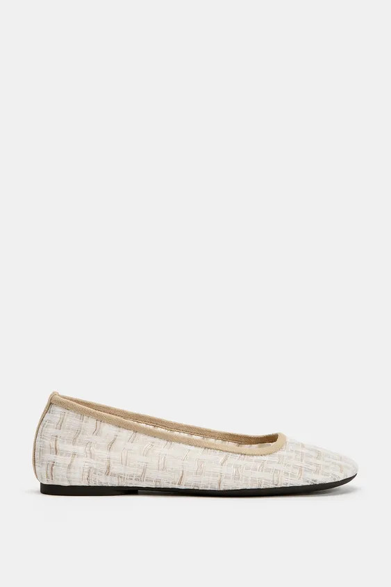 FABRIC FLAT BALLET PUMPS | Zara DE