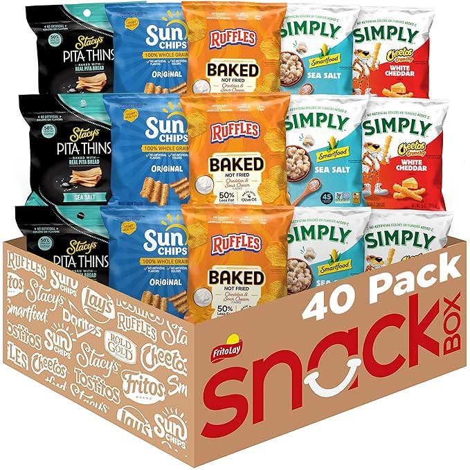 Frito-Lay Ultimate Smart Care Package 2.0, Variety Assortment of Snacks (Pack of 40) | Amazon (US)