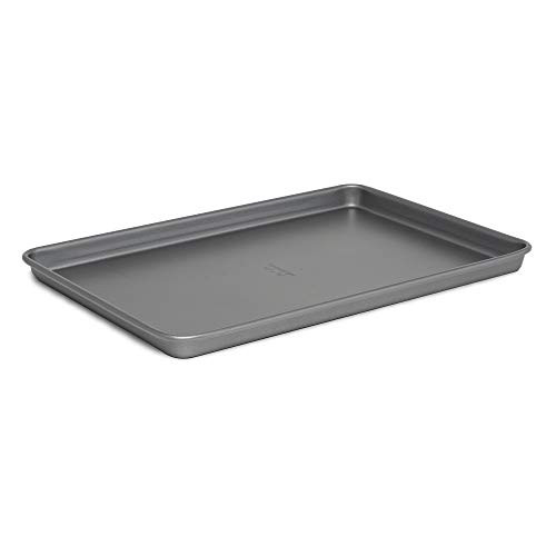 Cooking Light Heavy Duty Nonstick Bakeware Carbon Steel Baking Sheet or Cookie Sheet with Quick Release Coating, Manufactured without PFOA, Dishwasher Safe, Oven Safe, 15-Inch x 10-Inch, Gray | Amazon (US)