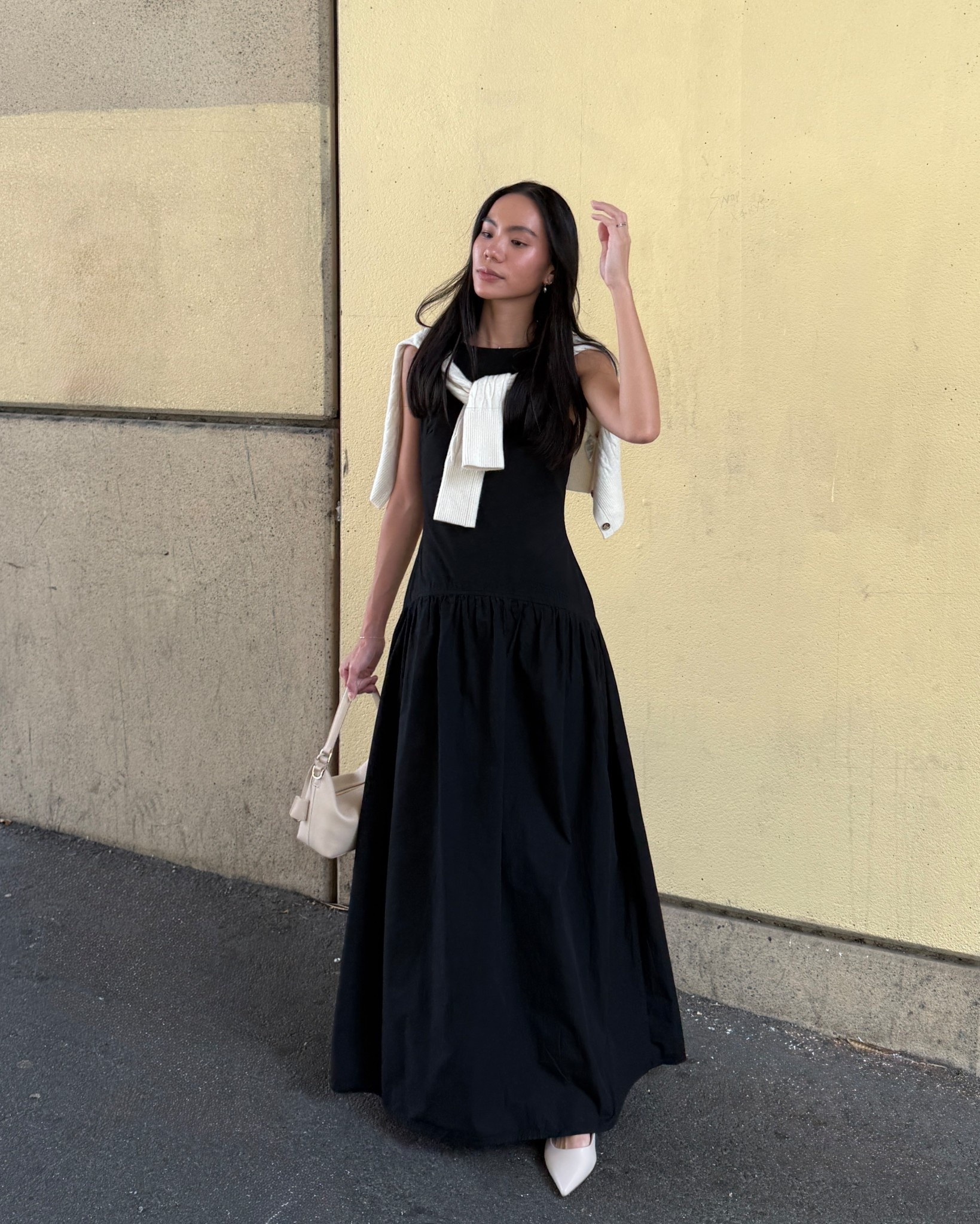 summer dress & a cardigan draped over weather >>>

#LTKautumn #LTKstyletip #LTKaustralia