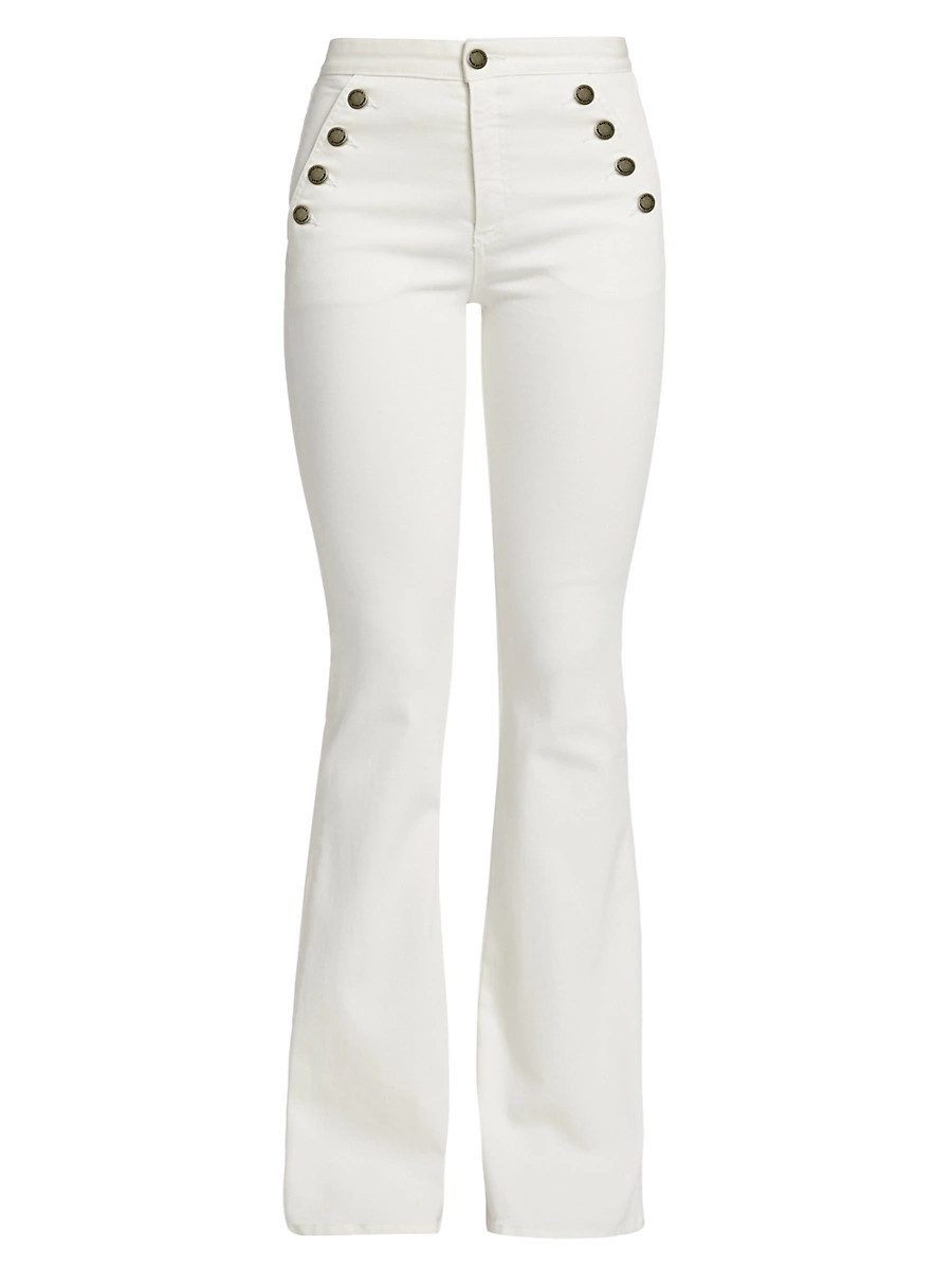 Women's Helena Flare Jeans - White - Size 26 | Saks Fifth Avenue