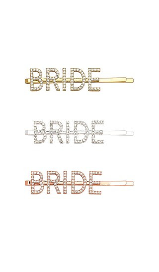 Bride Hair Clip Set in Multi | Revolve Clothing (Global)
