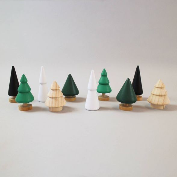 10ct Small Wood Trees - Bullseye's Playground™ | Target