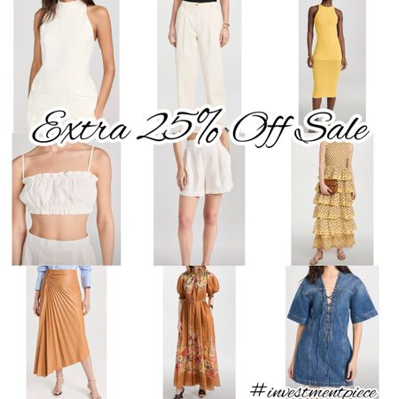 It’s summer neutrals from sets to dresses to browns and whites and denim- all an extra 25% off @shopbop with code EXTRA25 #investmentpiece 

#LTKSaleAlert #LTKSeasonal #LTKStyleTip